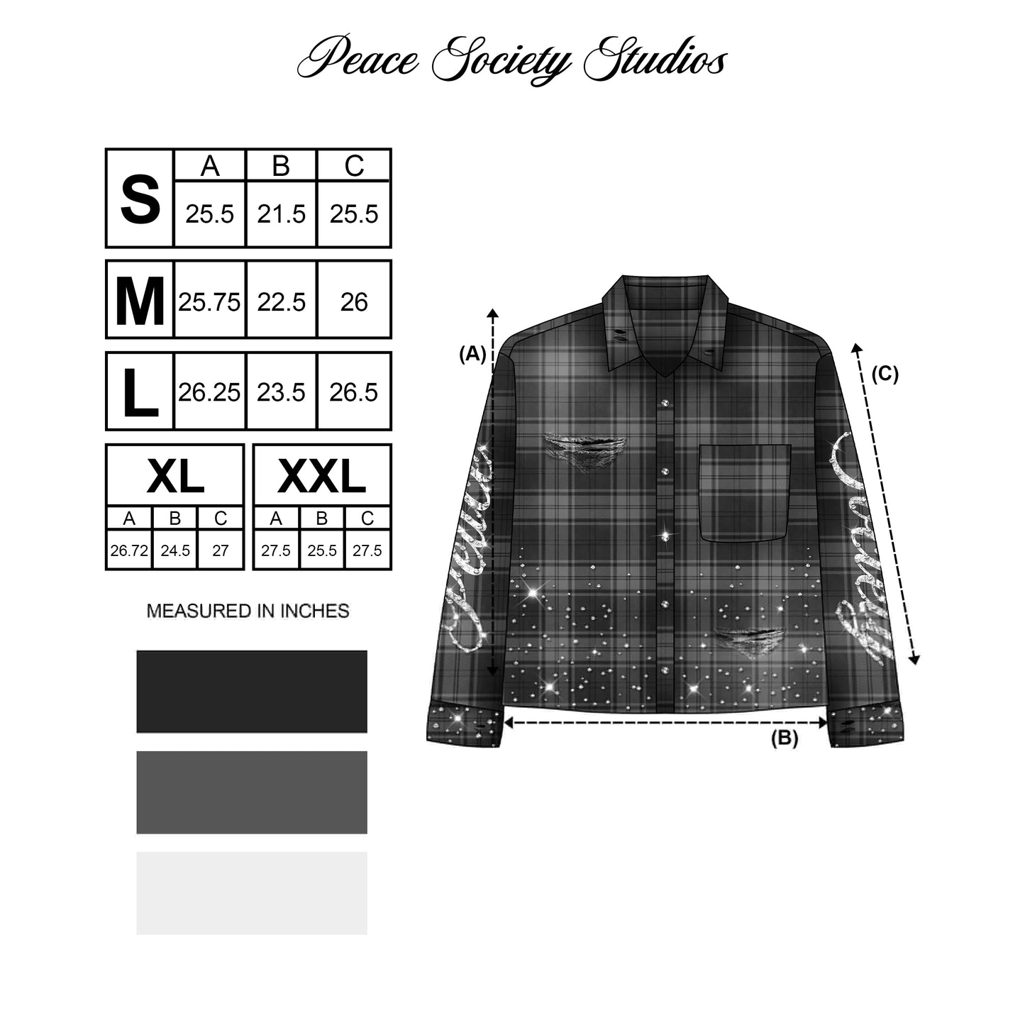 MIDNIGHT STATIC FLANNEL