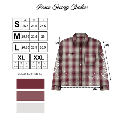 CRIMSON FADE FLANNEL